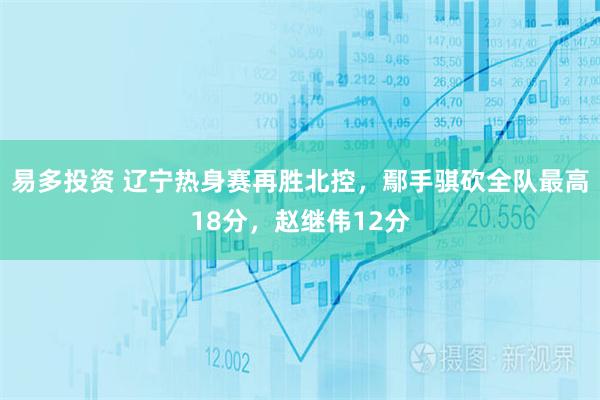 易多投资 辽宁热身赛再胜北控，鄢手骐砍全队最高18分，赵继伟12分