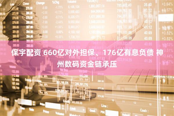 保宇配资 660亿对外担保、176亿有息负债 神州数码资金链承压